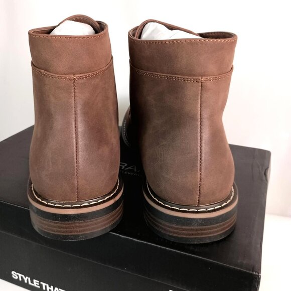Nick Graham Men’s Riley Brown Lace Up Ankle Boots Size 9 New in Box - Picture 8 of 9